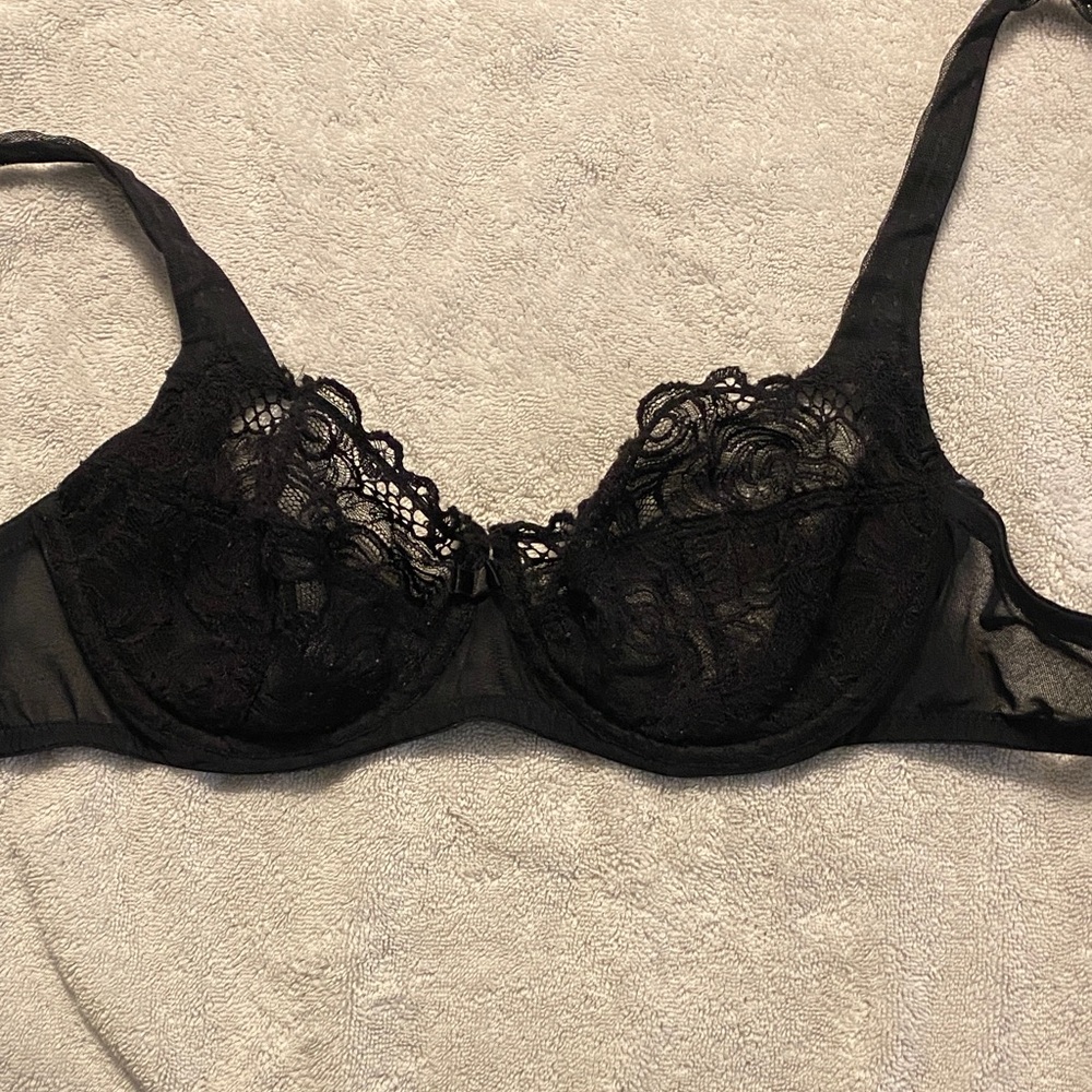 La Perla Black Lace Underwire Bra